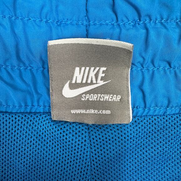 Nike Shorts Blue Retro Running White Trim WMNS M Athletic Track Gym Shorts - Picture 2 of 8